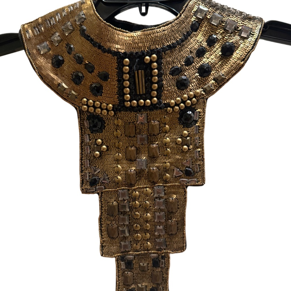 Vintage Egyptian Style Handcrafted Beaded Necklace
